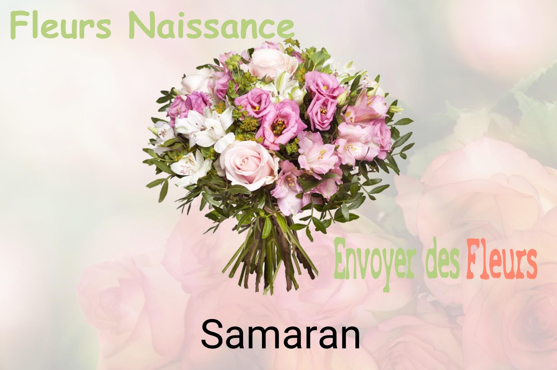 Bouquet de fleurs de naissance livré à Samaran